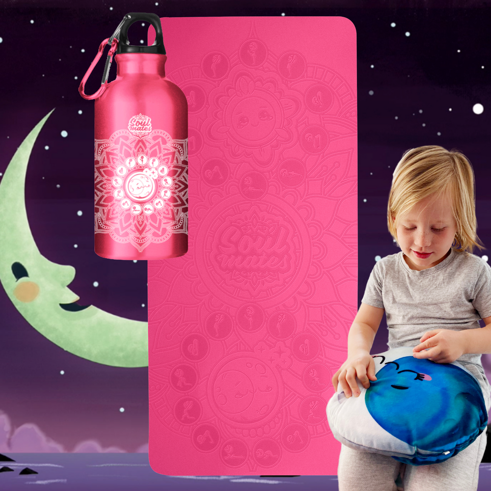 Yoga and Mindfulness Gift Set for Kids - Moon